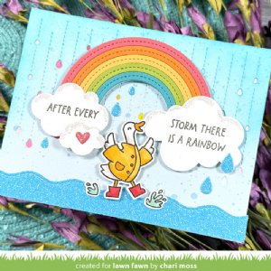 Lawn Fawn - Dies - Rainy Day Backdrop: Landscape