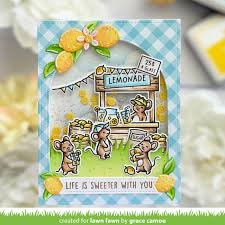 Lawn Fawn - Clear Stamp - Make Lemonade!