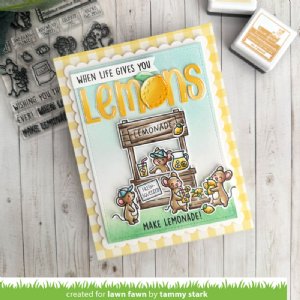 Lawn Fawn - Clear Stamp - Make Lemonade!