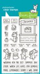 Lawn Fawn - Clear Stamp - Make Lemonade!