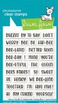 Lawn Fawn - Clear Stamp - Henry's Build-a-Sentiment: Honey Bee