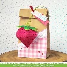 Lawn Fawn - Die - Strawberry Treat Box