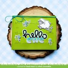Lawn Fawn - Die - Grassy Pasture Backdrop: Landscape