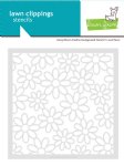 Lawn Fawn - Stencil - Daisy Bloom Outline Background