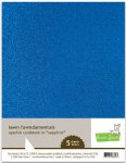 Lawn Fawn - 8.5X11 Cardstock - Sparkle - Sapphire