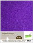 Lawn Fawn - 8.5X11 Cardstock - Sparkle - Amethyst