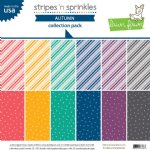 Lawn Fawn - 12X12 Collection Pack - Stripes 'n Sprinkles Autumn