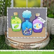 Lawn Fawn - Die - Build-a-Potion Bottle