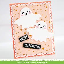 Lawn Fawn - Die - Happy Ghost Tag