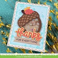 Lawn Fawn - Die - Stitched Acorn Frame