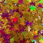 Lawn Fawn - Tiny Treasures - Fall Leaf Confetti Mix