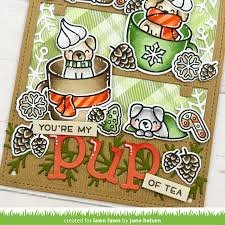 Lawn Fawn - Clear Stamp - Cozy Dogs