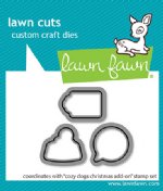 Lawn Fawn - Die - Cozy Dogs Christmas Add-On