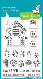 Lawn Fawn - Clear Stamp - Gingerbread House