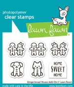 Lawn Fawn - Clear Stamp - Gingerbread House Add-On