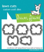 Lawn Fawn - Die - Gingerbread House Add-On