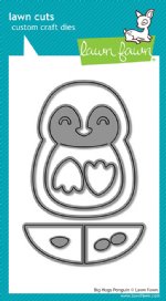 Lawn Fawn - Die - Big Hugs Penguin