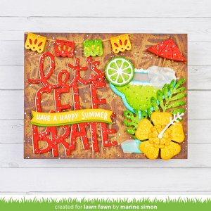 Lawn Fawn - Die - Build-a-Drink Margarita Add-On