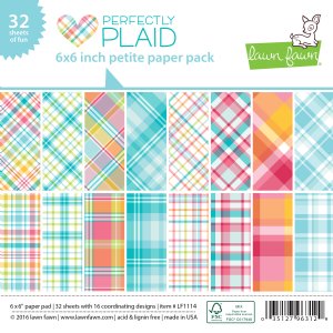 Lawn Fawn - 6X6 - Perfectly Plaid