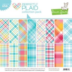 Lawn Fawn - 12X12 - Perfectly Plaid