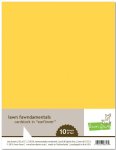 Lawn Fawn - 8.5X11 Cardstock - Sunflower