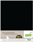 Lawn Fawn - 8.5X11 Cardstock - Black Licorice