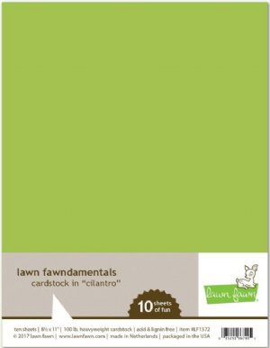 Lawn Fawn - 8.5X11 Cardstock - Cilantro