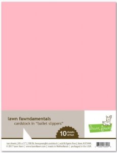 Lawn Fawn - 8.5X11 Cardstock - Ballet Slippers