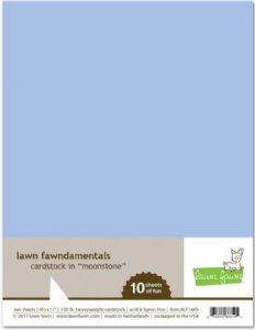 Lawn Fawn - 8.5X11 Cardstock -  Moonstone