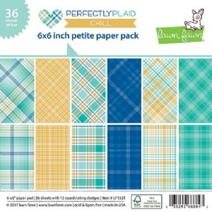Lawn Fawn - 6X6 - Perfectly Plaid Chill