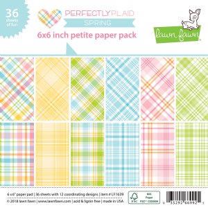 Lawn Fawn - 6X6 - Perfectly Plaid Spring