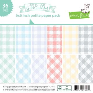 Lawn Fawn - 6X6 - Gotta Have Gingham