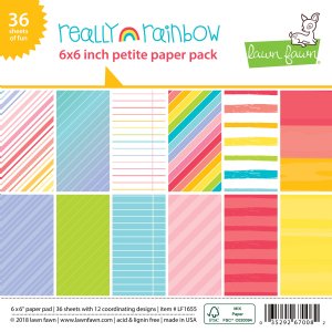Lawn Fawn - 6X6 - Really Rainbow