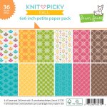 Lawn Fawn - 6X6 - Knit Picky Fall (Petite)