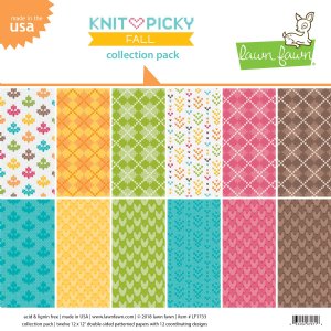 Lawn Fawn - 12X12 - Knit Picky Fall