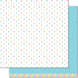 Lawn Fawn - 12X12 - Blue Snowfall