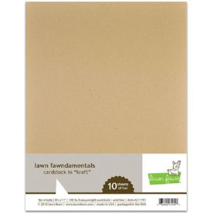 Lawn Fawn - 8.5X11 Cardstock - Kraft