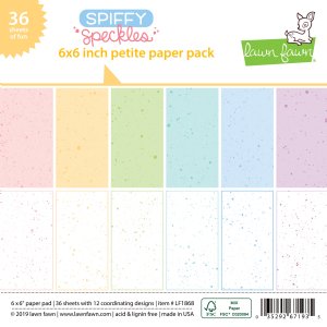 Lawn Fawn - 6X6 - Spiffy Speckles