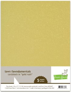 Lawn Fawn - 8.5X11 Cardstock - Gold Rush