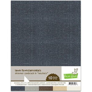 Lawn Fawn - 8.5X11 Cardstock - Shimmer - Neutrals