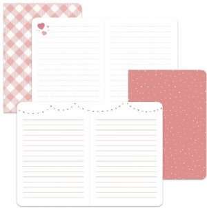 Lawn Fawn - Mini Notebooks - Perfectly Pink