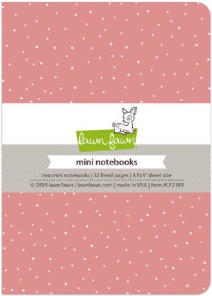 Lawn Fawn - Mini Notebooks - Perfectly Pink