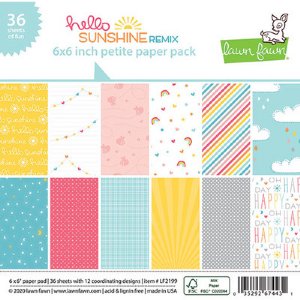 Lawn Fawn - 6X6 - Hello Sunshine Remix