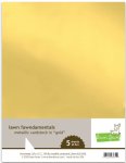 Lawn Fawn - 8.5X11 Metallic Cardstock - Gold