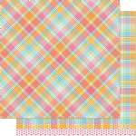 Lawn Fawn - 12X12 Patterned Paper - Perfectly Plaid Remix - Nadia Remix