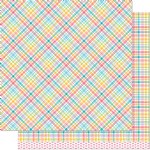 Lawn Fawn - 12X12 Patterned Paper - Perfectly Plaid Remix - Jessica Remix