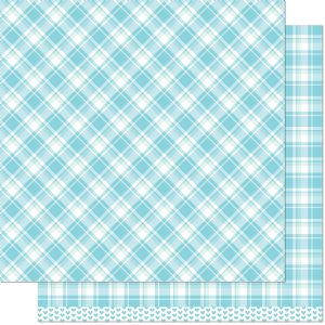 Lawn Fawn - 12X12 Patterned Paper - Perfectly Plaid Remix - Nancy Remix