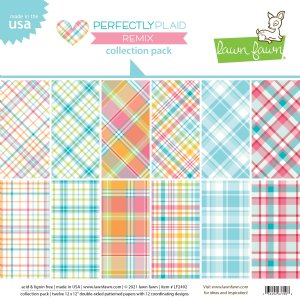 Lawn Fawn - 12X12 Collection Pack - Perfectly Plaid Remix