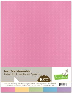 Lawn Fawn - 8.5X11 Textured Dot Cardstock - Pastels