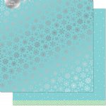 Lawn Fawn - 12X12 Patterned Paper - Let it Shine Snowflakes - Frozen